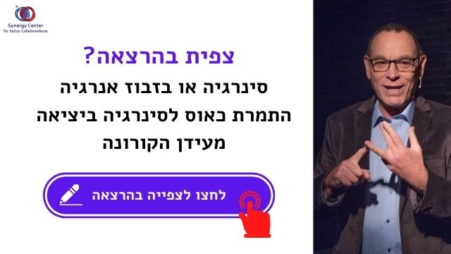 סינרגיה ארגונית הרצאה